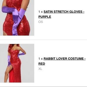 Jessica rabbit costume..new.. never worn